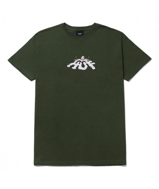 HUF 'SNOWMAN S/S TEE' - FOREST GREEN