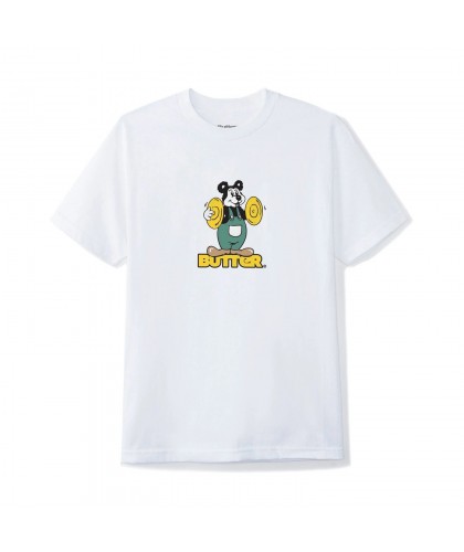 BUTTER GOODS ' CYMBALS TEE' WHITE