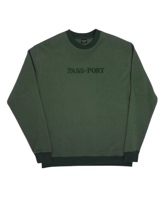 PASS~PORT 'ORGANIC OFFICIAL' SWEATER FOREST