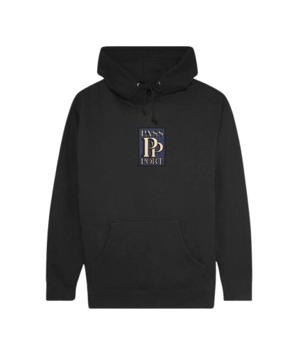 PASS~PORT 'PP EMBROIDERY' HOODIE BLACK