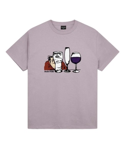 PASS~PORT 'TRY HARD' TEE LILAC