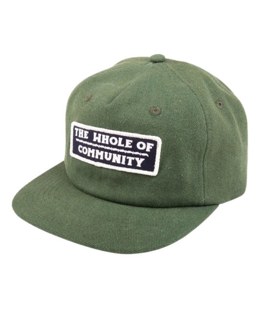 PASS~PORT 'WHOLE OF COMMUNITY' 5 PANEL CAP FOREST GREEN