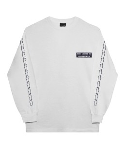 PASS~PORT 'WHOLE OF COMMUNITY' L/S TEE WHITE