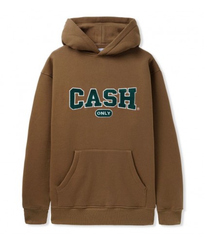 CASH ONLY 'COLLEGE CHENILLE PULLOVER' BROWN